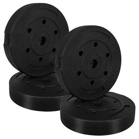 5kg bituminous weight plates set of 4 - 20kg total 227458952 227458952 227458952 (1/5)