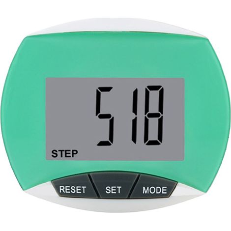 Podomètre compteur de pas avec clip ceinture, podomètre multifonctionnel avec écran LCD, accessoire de fitness (1/5)
