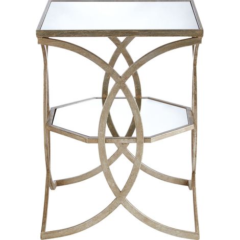 Interiors By Premier Elegant Cross Design Side Table, Sturdy Small Table For Livingroom, Durable Bed Side Table For Bedroom (1/4)