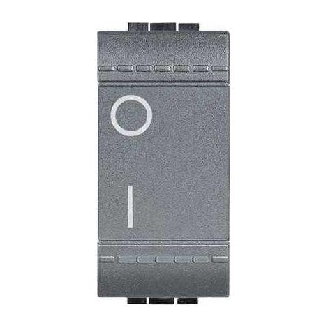 L4002N Interruptor 2P 16 Ax 250 Vac Antracita Livinglight