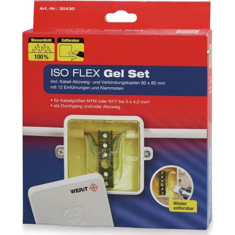Heidemann ISO Flex Gel-Set 30430, bis zu 5x4 mm², 190 ml