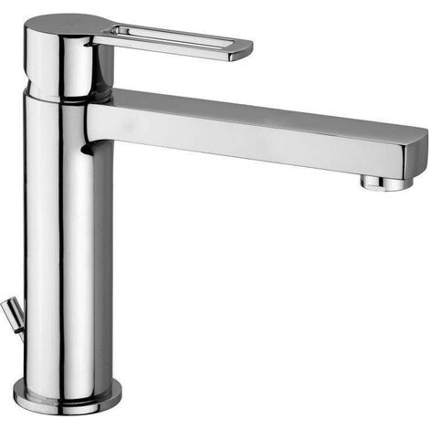 Miscelatore lavabo medio Paffoni serie West WS073CR Cromato - Ottone (1/4)
