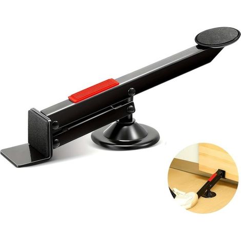 Lève-portes et panneaux rotatif à 360° – Capacité de charge maximale : 75 kg – Fonctionnement mains libres – Outil de montage professionnel pour menuisiers (1/4)
