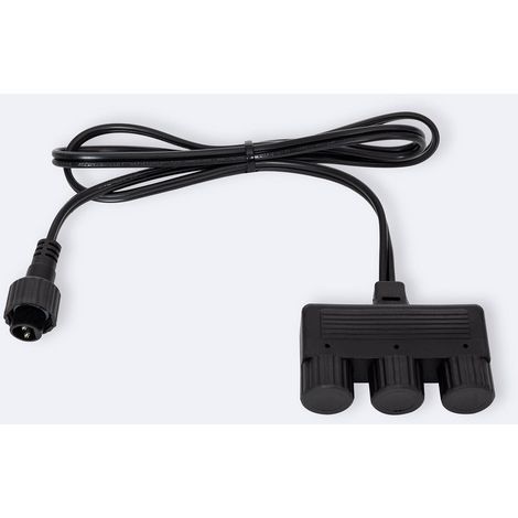 Connettore Triplo EasyFit 12V Nero (1/3)