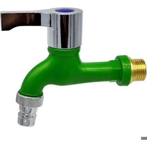 Robinet Lavabo - PP - Pression 2.0 Mpa - Mitigeur - Installation Murale - Vert (1/4)