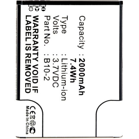 NX - Batterie téléphone, smartphone, GSM pour Caterpillar 3.7V 2000mAh - B10-2 (1/4)