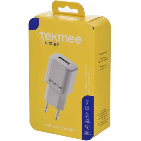 CARICATORE DA PARETE  USB 2A
