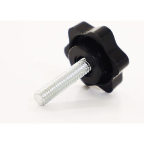Bituxx Rändelschraube Feststellschraube Sterngriffschraube Knaufschraube Handknopf Werkzeuglose Schraube M5 x 20 mm