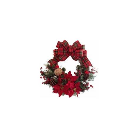 Autre décoration de Noël : guirlande artificielle à suspendre, couronne pour le sapin, guirlande de Noël artificielle avec éléments décoratifs pour votre maison (1/5)