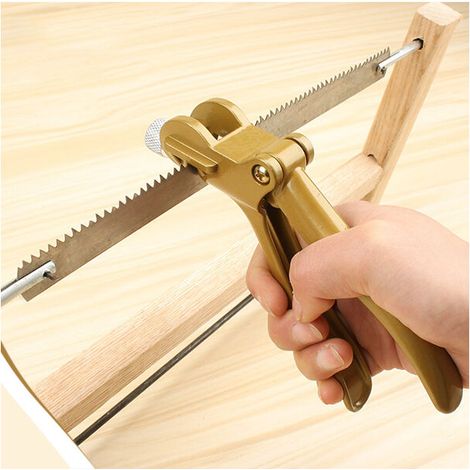 Adjustable Woodworking Saw Clamp, Copper Alloy Saw Set, Woodworking Tool, Hand Tool, Puller, DIY Woodworking Accessory (1/4)