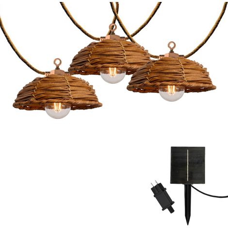 Guirlande solaire COTTAGE HYBRID 10 ampoules 8M (1/3)