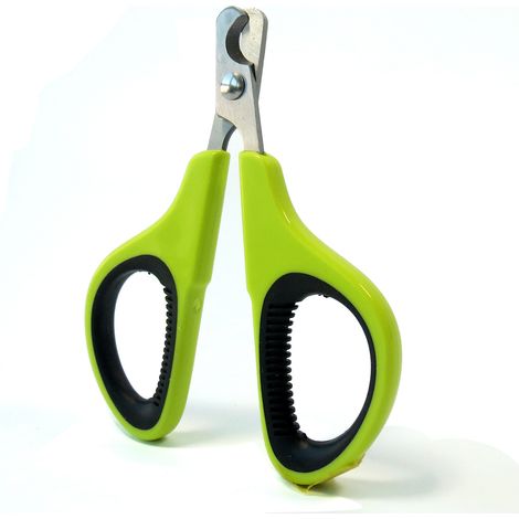 EASYCOMFORT Coupe-pattes de chat professionnel, coupe-ongles pour chiots et petits animaux, coupe-ongles courbés en acier inoxydable (1/5)