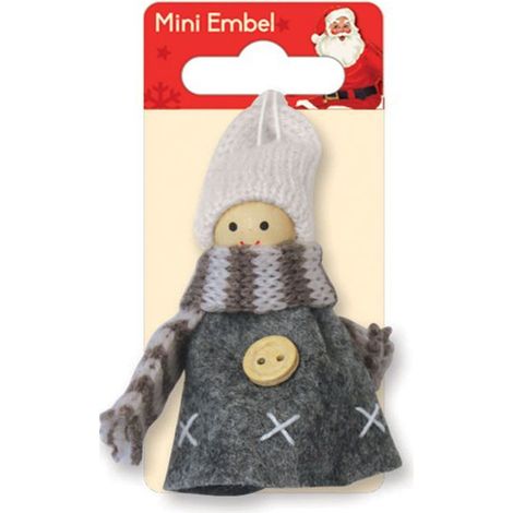 Figurines décoration de Noël - Gris