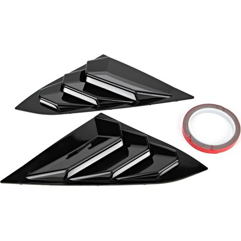 Pare-brise arrière déflecteur d'aération aileron garniture latérale pour Honda Civic 2016-2019 (1/5)