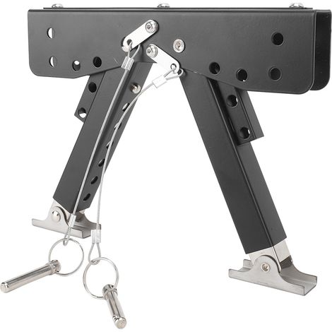 Stabilisateur de marchepied pour camping-car, multifonctionnel, pliable, en acier, à stabilité robuste. (1/5)