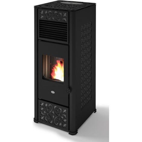 Estufa De Pellet Eva Calòr GEMMA 901679400 Acabado Negro (1/5)