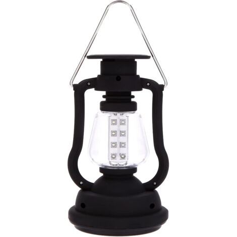 Lumière De Camping Portable Extérieur Portable Résistant à La Main Rechargeable Manivelle Camping Lanterne Solar Dynamo Dynamo Lampe De Camping Lumières D'extérieur à LED pour L'extérieur