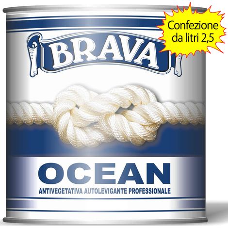 Antivegetativa autolevigante ocean bianca litri 2,5 professionale