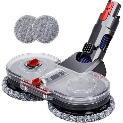 Testina per mocio elettrico per aspirapolvere Dyson V7 V8 V10 V11 - Serbatoio dell'acqua rimovibile, pulizia a secco e a umido, rivestimento in ceramica e marmo, 4 in 1 (1/3)