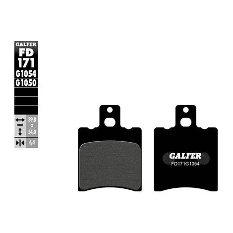 PLAQUETTES DE FREIN GALFER KH206 SEMI-MÉTALLIQUES