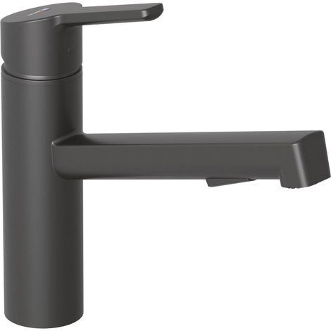 Robinet de cuisine basse pression pivotant à 360 ° avec 1 type de jet, mitigeur de cuisine avec hauteur d'écoulement confortable de 17 cm, robinet de cuisine facile à nettoyer, chromé (1/5)
