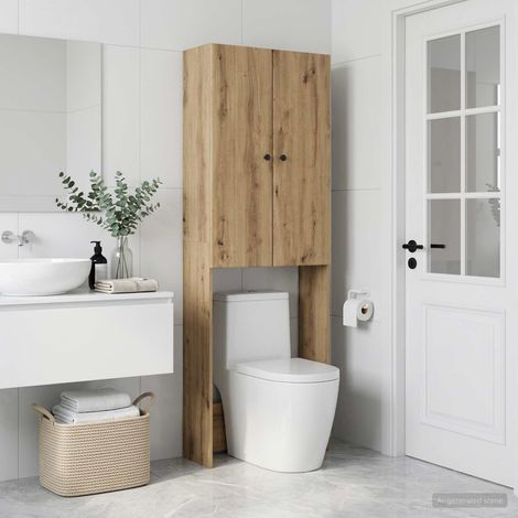 vidaXL Mobile Bagno BREDA Rovere Artigianale 66 x 25,5 x 190 cm (1/5)