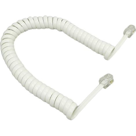 1. Câble téléphonique en spirale RJ9 6 pieds (1,8 m) pour combiné fixe, ligne incurvée de 6FT, compatible avec téléphone de bureau. (127 caractères)