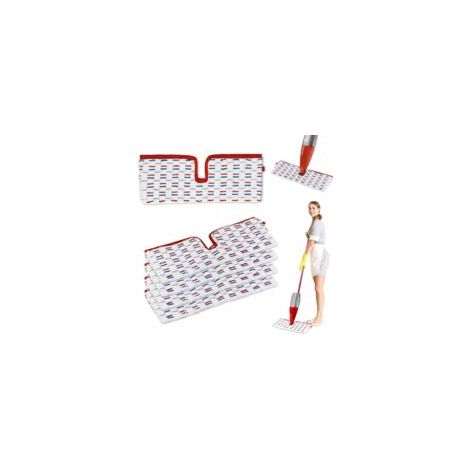 Kit di ricarica in microfibra da 5 pezzi per mocio spray Vileda - Riutilizzabile per pavimenti in legno, piastrelle e marmo - Facile da sostituire - Crezuo