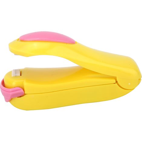 Pince de Sachets Électrique Portative - Machine à Sceller Mini Jaune (1/5)