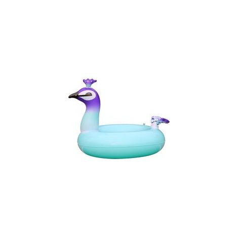 Flotteur de natation Tube tubes de natation anneaux anneau de bain animal piscine gonflable flotte bébé paon dessin animé-90 cm (1/5)