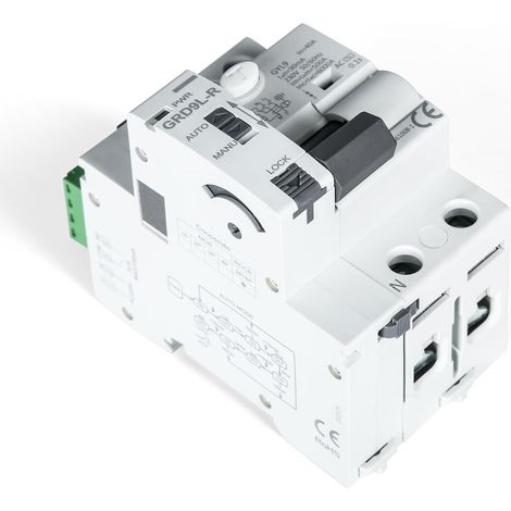 Dispositif de Réenclenchement Automatique RCCB Disjoncteur Intelligent Disjoncteur Différentiel 40A 30mA 2P AC Type Commutateur de Sélection Manuel/Automatique (1/5)