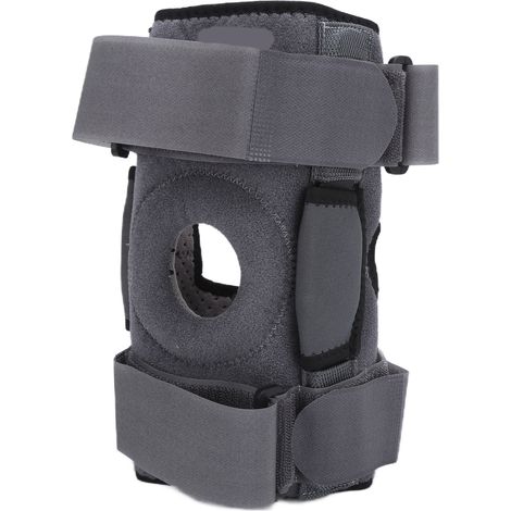 Genouillère de Sport Détachable pour Football, Basketball, Running - Protection Articulaire Réglable, Taille L, Couleur Gris (1/5)