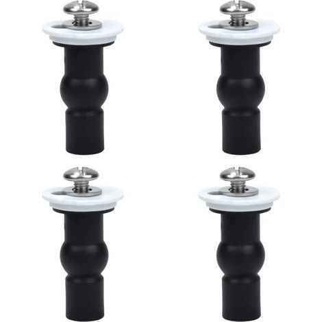 Toilet seat fixings, toilet seat hinge expansion screws, 4 pieces (1/5)