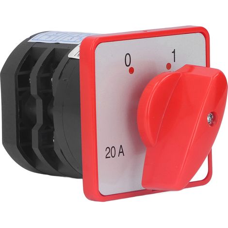 Interrupteur de transfert PC ignifuge, commutateur sélecteur combiné 2 positions 2 vitesses AC380V (1/5)