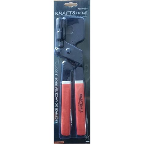 Pinza crimpatrice per il collegamento di profili in lamiera e cartongesso KD10598 300MM (1/5)