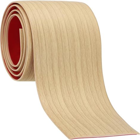 Bande De Transition De Sol Autoadhésive 76 mm x 2 Mètres, Diviseur Plat Pour Sol Vinyle Stratifié Pour Joindre Les Intervalles Couverture De Moquette Carreaux De Sol Chêne (1/5)