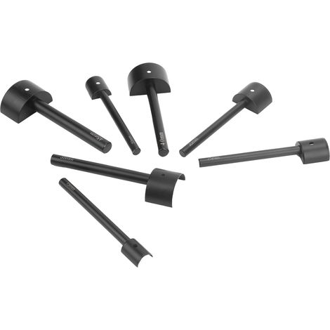 7-teiliges Set Halbrundstanzer für Bastelarbeiten an Riemen, Gürteln, DIY-Projekten und Lederarbeiten (1/5)