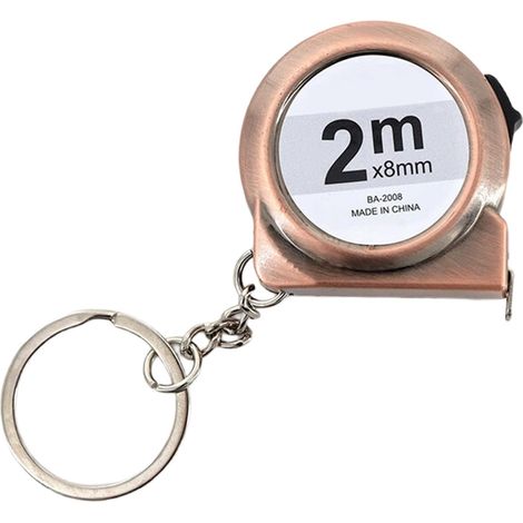 Mini mètre ruban porte-clés 2m 43mm, pour maison et bricolage (1/5)