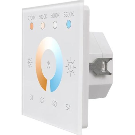 Ledvance MANUAL CONTROL UNIT TOUCH DALI-2 TW, pantalla táctil, 25 productos de iluminación, 4058075837560
