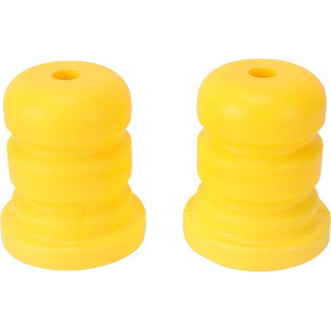 Shock Absorbing Control Blocks, Red Bump Stops for Rear Axle for Chevy and XL 1500 6.2L, OEM Fit, Durable Polyurethane, Improved Stability for (1/5)