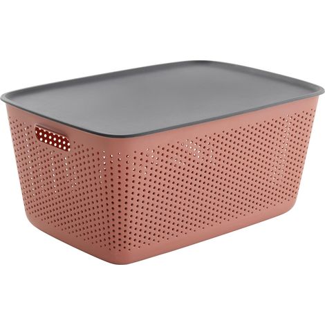 Mömax Wäschekorb Maja Dunkelrot ca. 45 l (1/3)