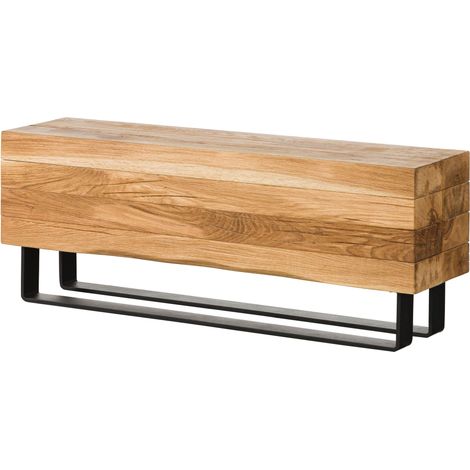 panca Quercia naturale oliato 120x30x46 cm montato LOUNGE COLLECTION 09 (1/4)