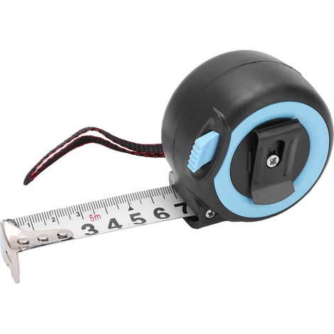 Mètre ruban précis, autobloquant et rétractable, pour la construction et la menuiserie, 5 mètres x 25 mm (1/5)