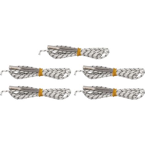 Lot 5 tubes chauffants 3D 50W acier inoxydable tête filament nickel-chrome 2m/78,7 pouces DC24V (1/5)