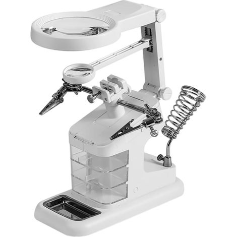 Station de soudage avec support pour loupe LED (1/5)