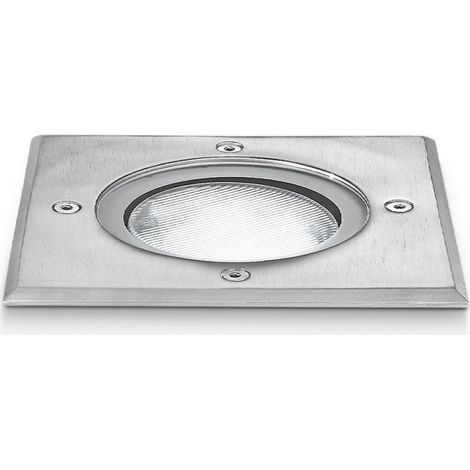 Faretto da Incasso Calpestabile GES261 - Segnapasso a LED con Struttura in Alluminio e Cover in Acciaio Inox AISI 306, IP67 - Gealuce (1/3)