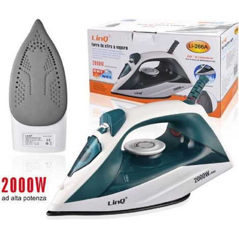 Fer A Vapeur Fer A Vapeur 2000w 200ml Li-266a Autonettoyant Poignée Ergonomique (1/2)