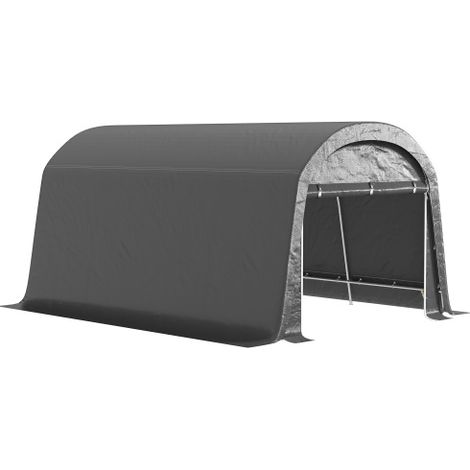 Ripostiglio per biciclette Outsunny, riparo impermeabile per biciclette con porta, copertura antiusura per biciclette, garage per biciclette, riparo per uso domestico, outdoor, giardino/patio, 300×450