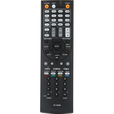 Télécommande de Remplacement RC-803M Compatible Récepteur AV ONKYO TX-NR609, TX-NR609B, HT-S7409, HT-S8409 (1/5)