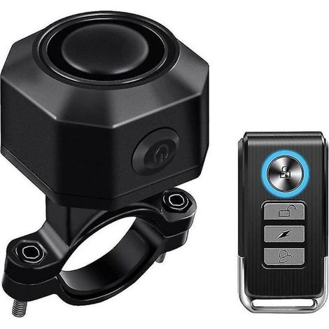 Système d'alarme de vélo Système d'alarme de vélo avec télécommande Tracker de vélo de moto sans fil A
